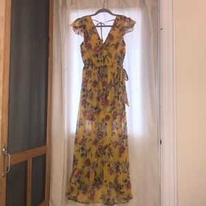 Sheer Sunshine Maxi Dress